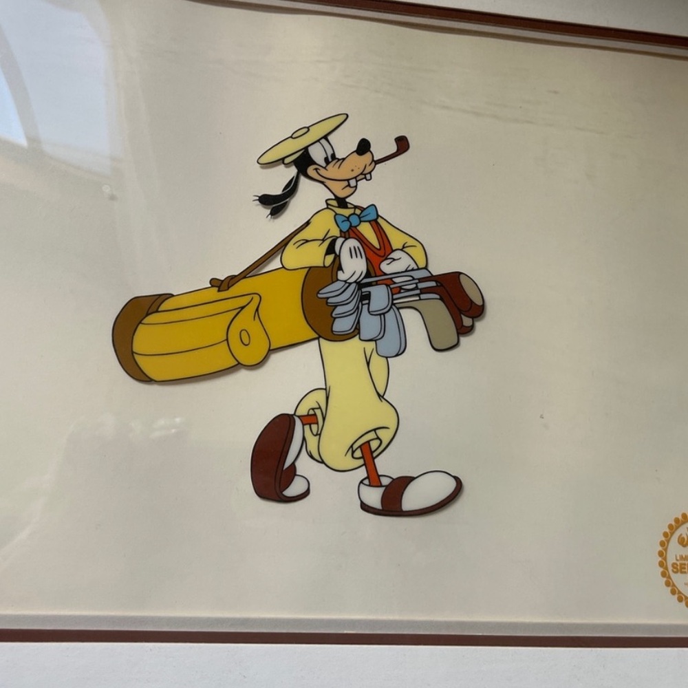 AUTHENTIC LIMITED EDITION ✅ Framed, LIMITED EDITION Goofy How to Play Golf ✅